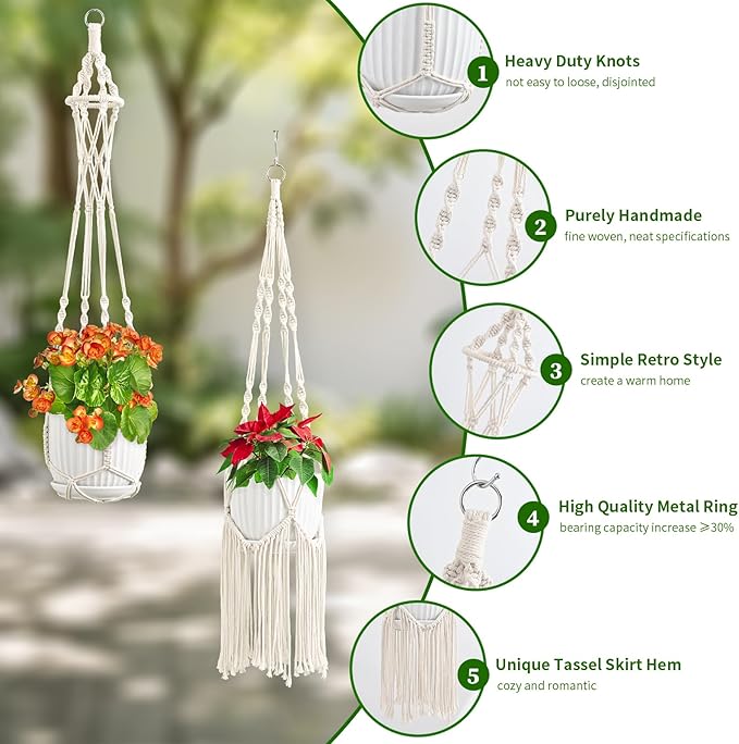 Macrame Plant Hangers - Image 2
