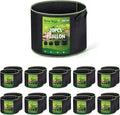 Delxo 20-Pack 3 Gallon Grow Bags Heavy Duty Aeration Fabric Pots Thickened by Delxo
