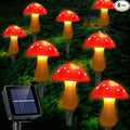 Mushroom Solar Lights Outdoor Waterproof, Whimsical and Cute Solar Mushrooms by ReyeeInc