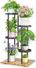 iDavosic.ly 4 Tier Plant Stand Indoor Outdoor, Tiered Corner Multiple Flower by iDavosicly