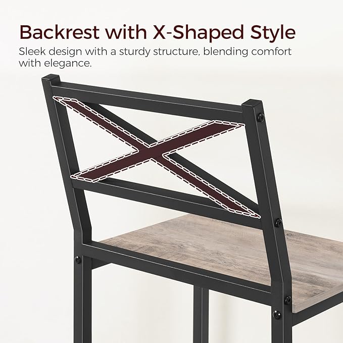Bar Stools, Kitchen Breakfast Bar Chairs, Easy Assembly, - Image 9