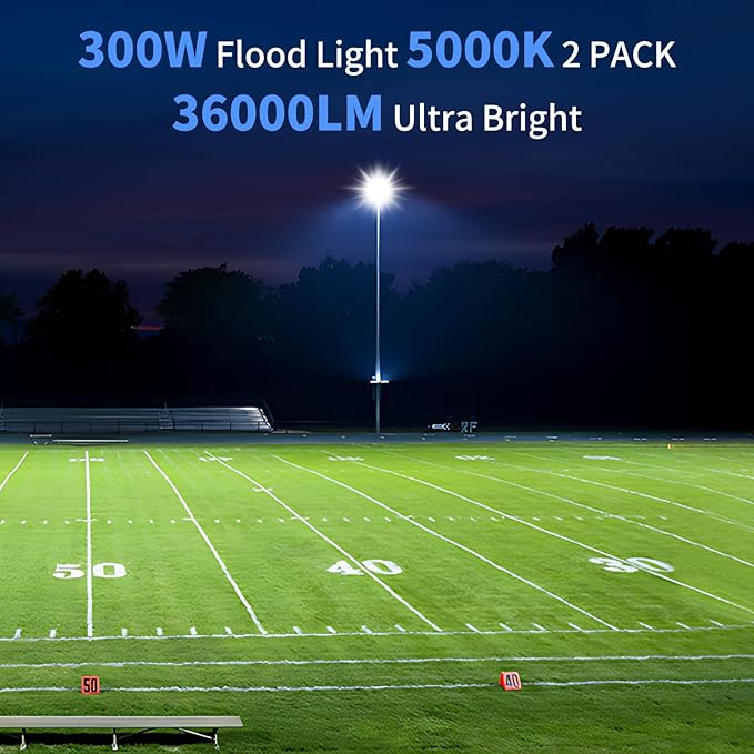 300W LED Flood Light Outdoor - Image 2