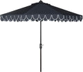 SAFAVIEH 9ft Outdoor Patio Umbrella, Auto Crank Tilt, UV Resistant by SAFAVIEH