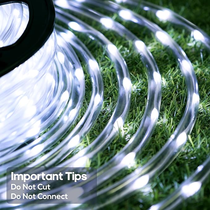 50FT 360 LED Waterproof Rope Lights Outside - Image 2