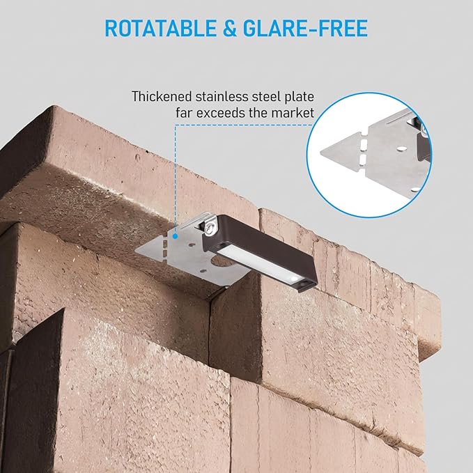 LEONLITE 8-Pack 4 Inch LED Hardscape Lighting, Update Retaining Wall Lights - Image 8