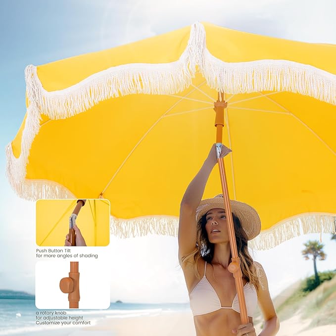 PHI VILLA 7ft Beach Umbrella - Image 3