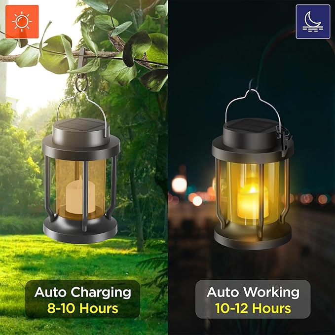 Solar Lantern Outdoor & Indoor Use – Hanging Solar Lights - Image 2