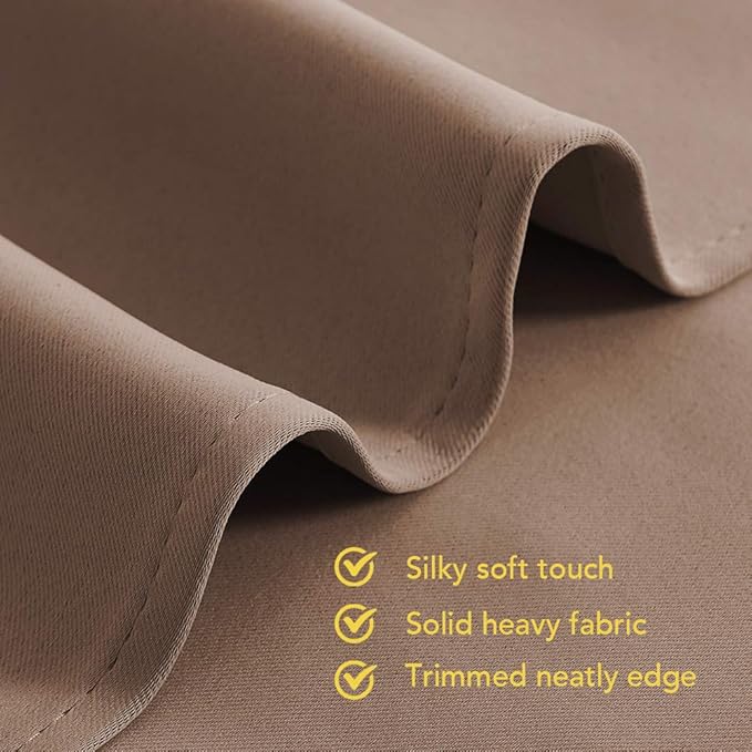 NICETOWN Curtain for Living Room 108 inches Long, UV Blocking Thermal Curtains - Image 5