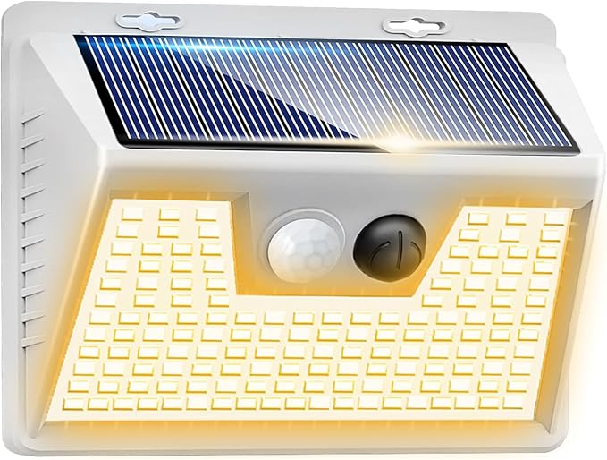 Peasur Solar Lights Outdoor Motion Sensor Waterproof, 3 Modes Security Wall by Peasur