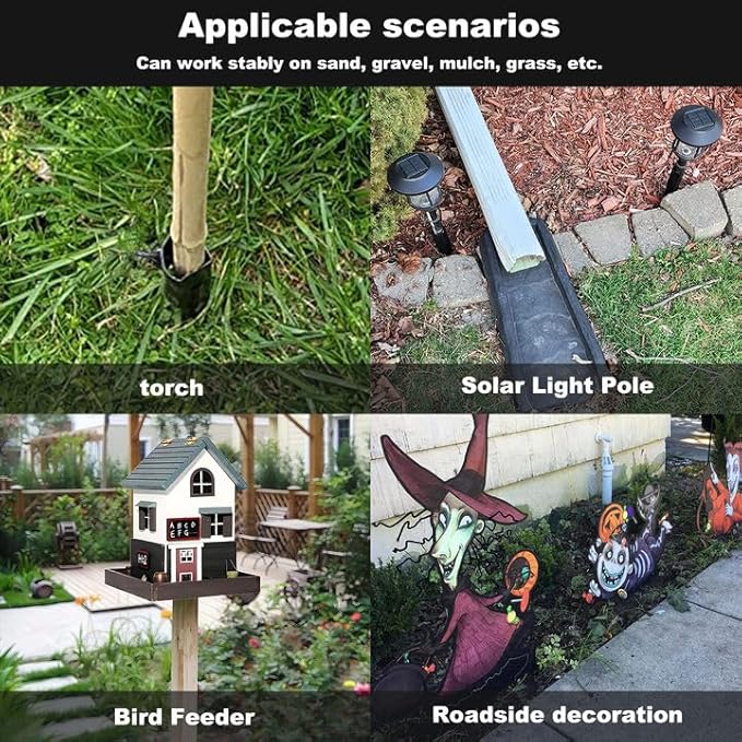 CNQLIS 6 Pcs Outdoor Light Stakes - Image 6