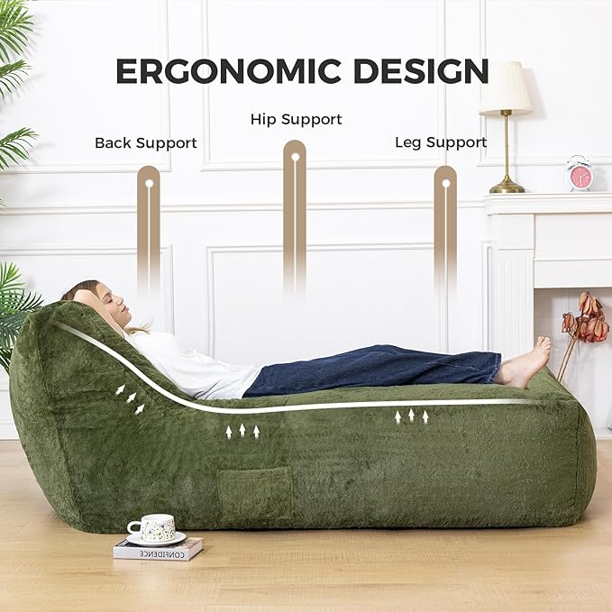 Giant Bean Bag Lounger Chair for Adults - Image 5