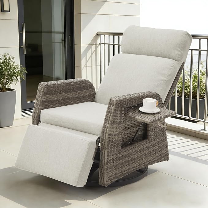 Adjustable Outdoor Recliner Chair by Unknown