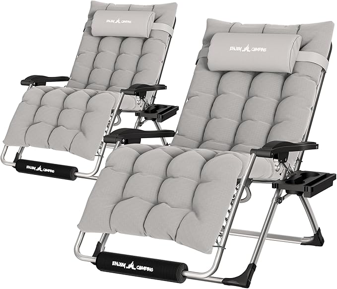 UDPATIO Oversized Zero Gravity Chair 33In XXL Patio Reclining Chair by UDPATIO