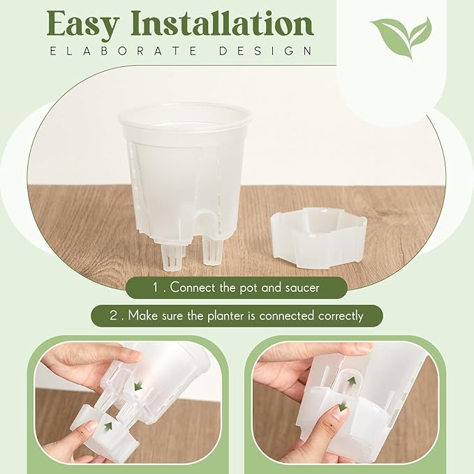 Self Watering Pots for Indoor Plants - Image 6