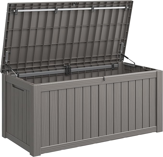 Outdoor Storage Box, Resin Deck Boxes Indoor and outdoor, Waterproof Storage by NBYSGO