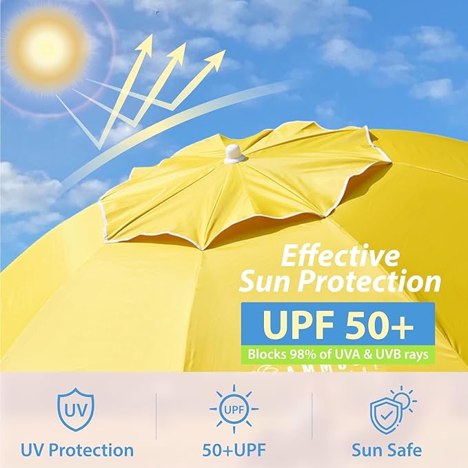 AMMSUN Shade Umbrella, Premium Portable Umbrella - Image 5