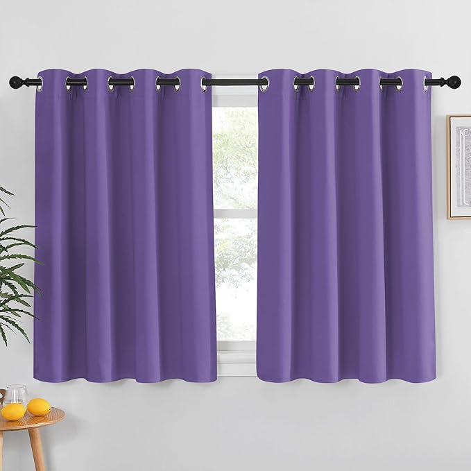 NICETOWN Kitchen Short Blackout Curtain and Drape by NICETOWN