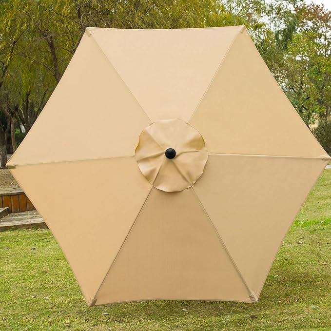 Sunnyglade 7.5' Patio Umbrella Outdoor Table Market Umbrella - Image 3