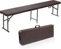 VINGLI 6 feet Plastic Folding Bench, Portable in/Outdoor Picnic Party Camping by VINGLI