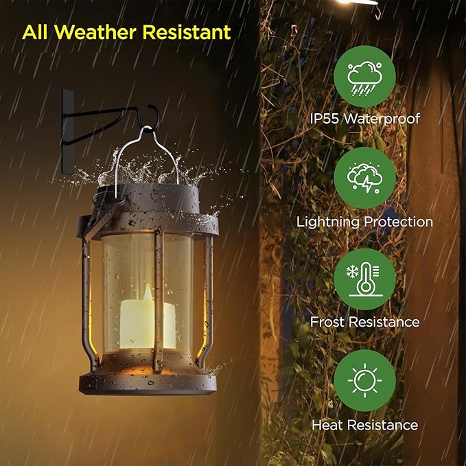 Solar Lantern Outdoor & Indoor Use – Hanging Solar Lights - Image 3