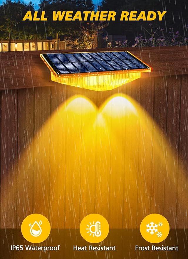 Solar Fence Lights Outdoor - Image 4