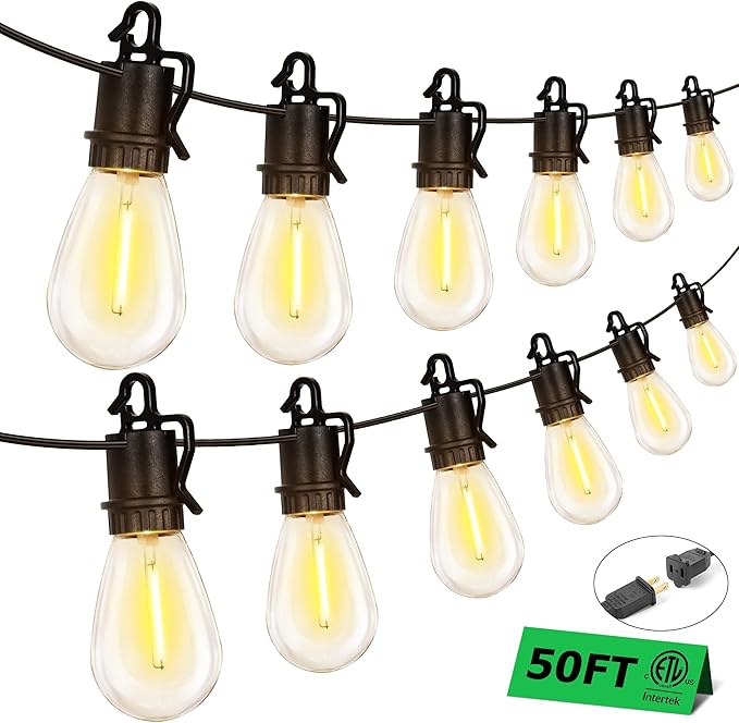 50FT Outdoor String Lights by TDLOL