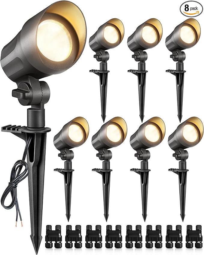 SUNVIE 6W LED Landscape Lights Low Voltage Landscape Lighting by SUNVIE