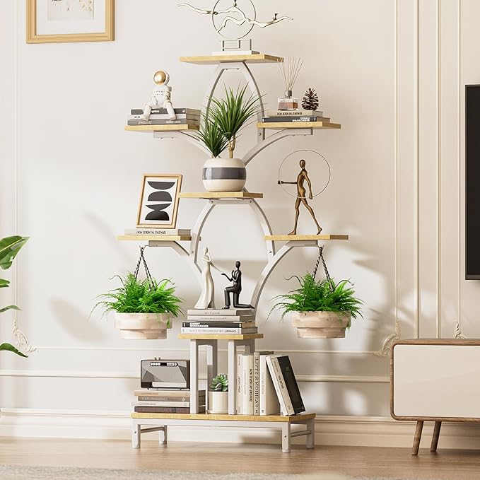 Plant Stand Indoor with 4 Grow Lights - Image 5