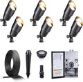 Gardenreet Black Brass Low Voltage Landscape Spotlights Kit 12V LED by Gardenreet
