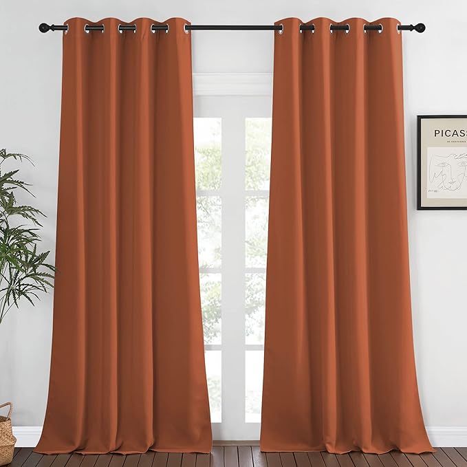 NICETOWN Bedroom Curtain Room Darkening Drapery 102 inches Length by NICETOWN