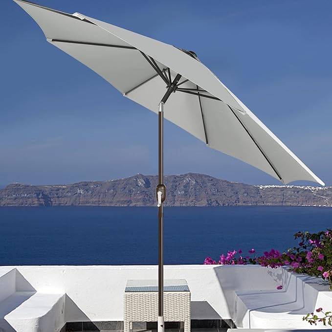 Blissun 9' Outdoor Patio Umbrella, Outdoor Table Umbrella, Yard Umbrella - Image 5