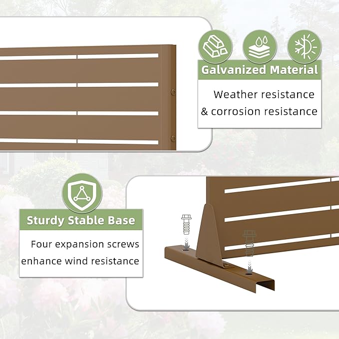 Casaphoria Metal Privacy Screen Outdoor - Image 4