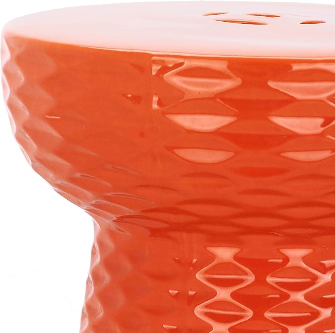 Safavieh Daphne Glazed Ceramic Decorative Garden Stool - Image 2