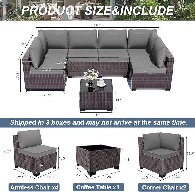 ALAULM Patio Furniture Set - Image 7