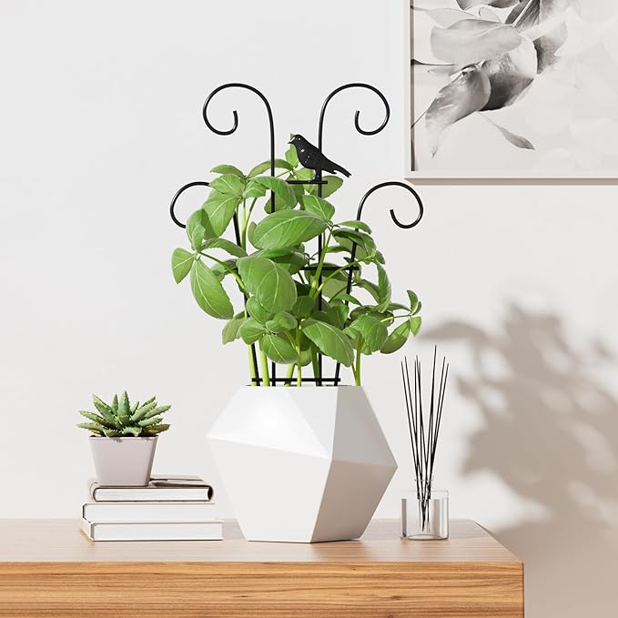 Indoor Plant Trellis for Climbing Plants, Stackable Garden Trellis for Potted - Image 8