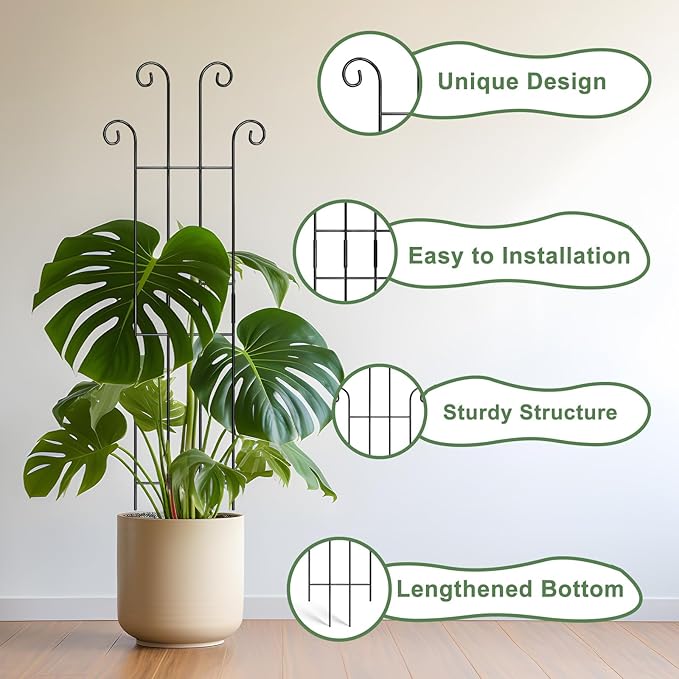 Coomin 32.6in Monstera Plant Support Stakes - Image 4