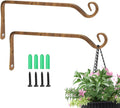 Jardim 2 Pack 10 Inch Premium Decorative Metal Iron Wall Hangers by Jardim