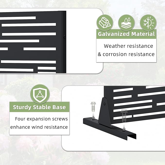 Casaphoria Metal Privacy Screen Outdoor - Image 6