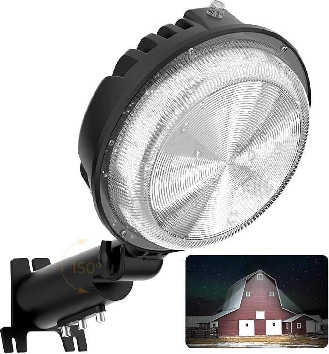 LED Barn Light, 150W 20000LM Yard Area Lights Dusk to Dawn Outdoor Lighting by ToberichUltraBrightLight