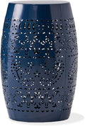 Christopher Knight Home Ruby Outdoor 12" Iron Side Table, Dark Blue by ChristopherKnightHome