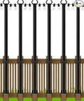 AILBTON 4.8Ft String Light Poles 6 Pack, Light Poles by AILBTON
