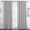 NICETOWN Blackout Silver Grey Curtain Vertical Blinds, Grommet Room Darkening by NICETOWN