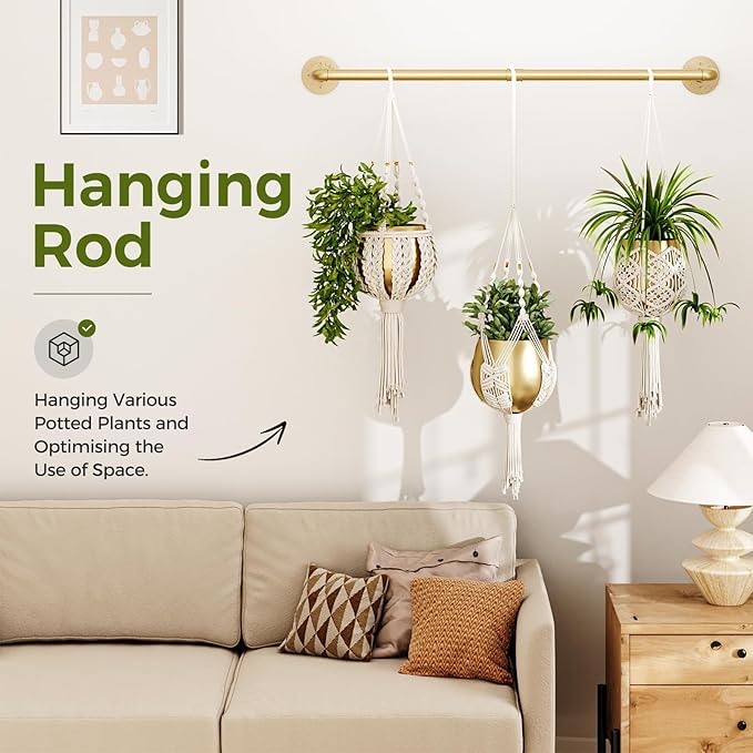 Bamworld Hanging Planters for Indoor Plants Plant Hanger Indoor Hanging Plant - Image 2