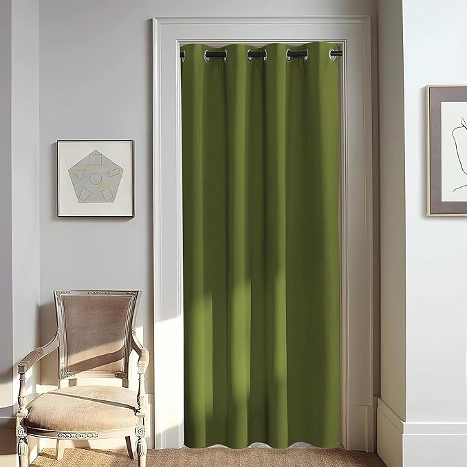 NICETOWN Door Curtain for Closet Doors 80 Inches Long 1 Panel, Room Divider by NICETOWN