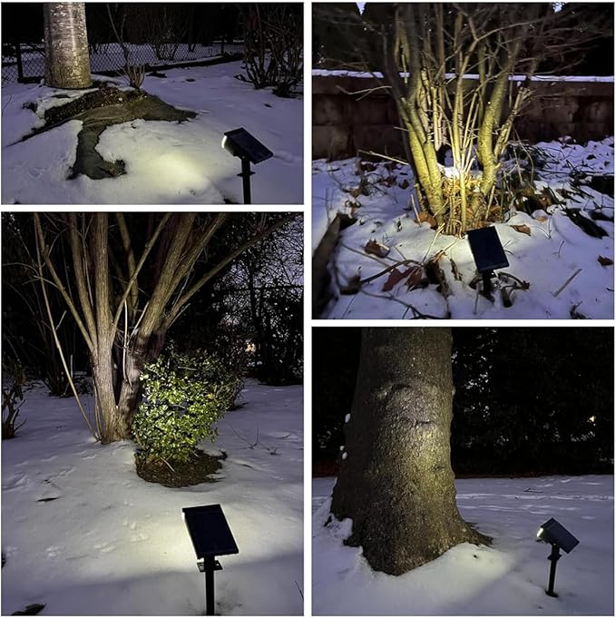 Solar Lights Outdoor Waterproof IP65, Solar Powered 76 LED 3 Lighting Modes - Image 8
