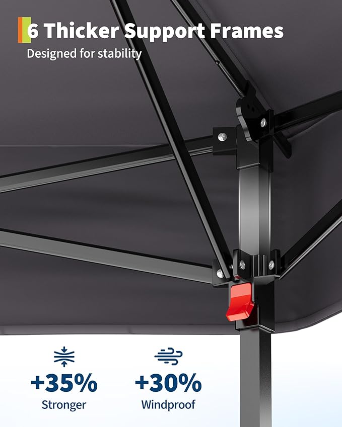 11'x11 Pop-Up Gazebo, Instant Outdoor Canopy Tent - Image 5