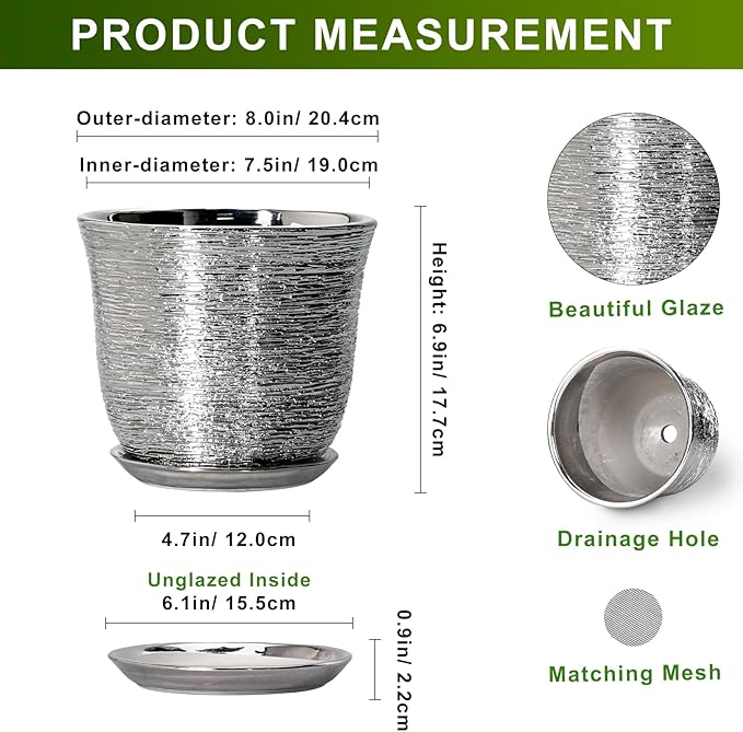 Ceramic Pots for Plants - Image 2