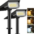 Solar Light Outdoor Waterproof IP65, 56 LED 3 Color Modes Solar Spot Lights by Lightonight
