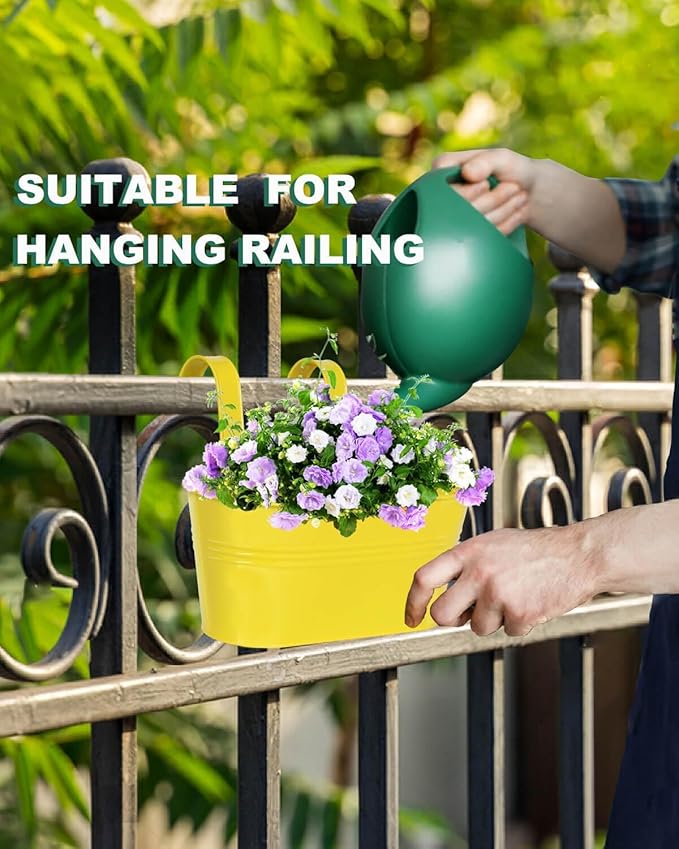 Metal Railing Planter for Outdoor Plants - Image 7