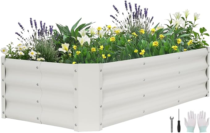 Galvanized Raised Garden Bed by BIRDSINYARD
